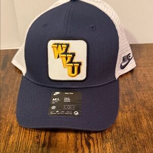 Nike Navy and White Trucker Hat